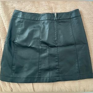 Forever 21 Mini Faux Leather Skirt